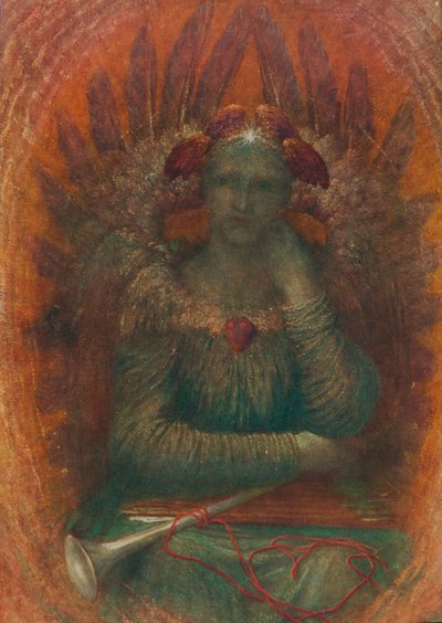 O Morador no Interior, c1885, 1912 de George Frederick Watts