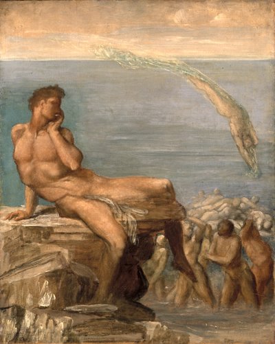 O gênio da poesia grega, 1878 de George Frederick Watts
