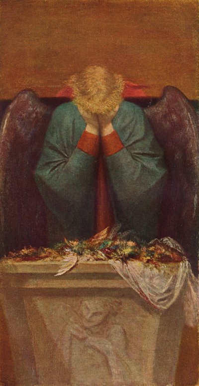 O Anjo Doloroso, c1837-1903, 1903 de George Frederick Watts
