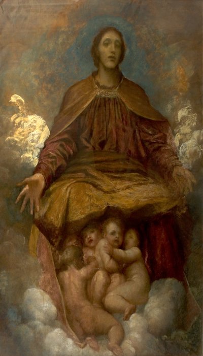 O espírito do cristianismo, 1872-75 de George Frederick Watts