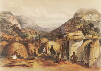 No Natal, reside uma população significativa de Zulus de George French Angas