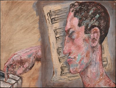 Autorretrato de George Gershwin, 1934. de George Gershwin