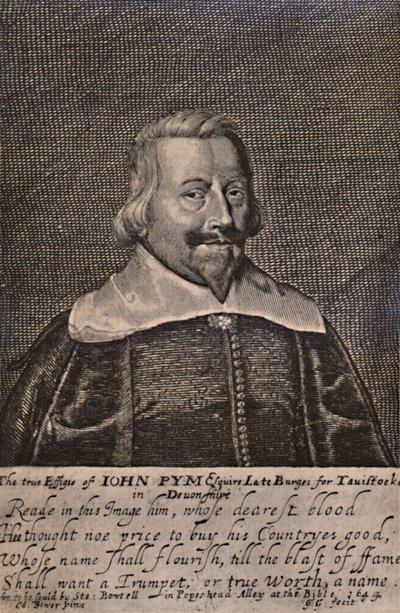 John Pym, político parlamentar inglês, c1644 1894 de George Glover