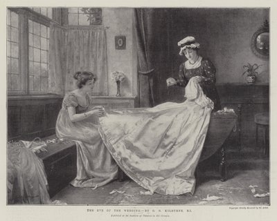 A véspera do casamento de George Goodwin Kilburne