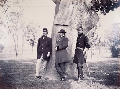 Generais Hancock (1824-86) Smith e Newton, 1862 de George H. Houghton