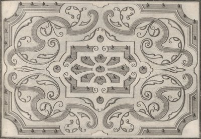 Canteiros de flores Gartten, 1697-1705. de George Hätzl