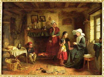 A irmã da caridade, 1866 de George Hardy
