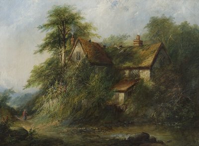 Casa de campo no campo, 1871 de George Harrison
