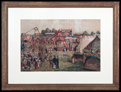 Croydon Fair, 1833 (crayon) de George Hawkins