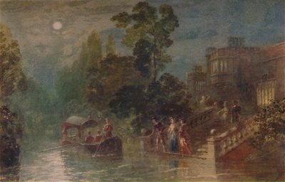 Luar: o Terraço, Haddon Hall, 1873, 1935 de George Haydock Dodgson