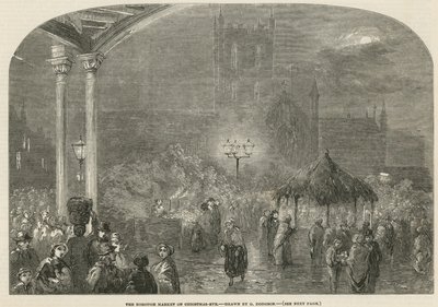 The Borough Market, Londres, na véspera de Natal de George Haydock Dodgson
