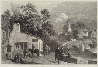 The Smithy Village, Exposição da Sociedade de Pintores em Água-Cores de George Haydock Dodgson