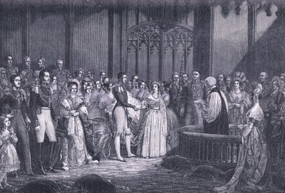 Casamento da Rainha Vitória em 1840 de George Hayter
