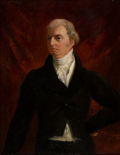 Retrato de Robert Jenkinson, 2º Conde de Liverpool (1770-1828), c.1812-28 (óleo no painel) de George Hayter