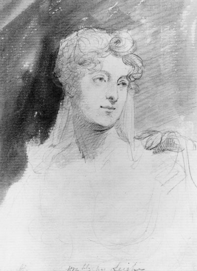Retrato do Hon. Augusta Leigh de George Hayter