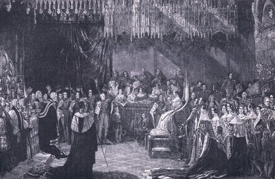 A coroação da rainha Vitória em 1838 de George Hayter