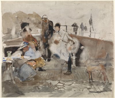 Companhia em um barco de George Hendrik Breitner