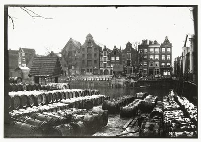 Vista dos Jardins de alcatrão na Prinseneiland em Amsterdã de George Hendrik Breitner