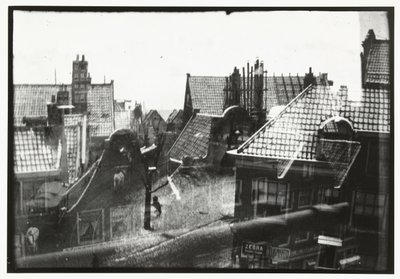 Vista sobre os telhados de Amsterdã de George Hendrik Breitner