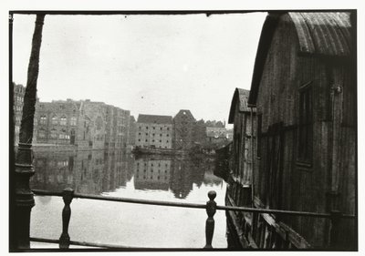 Vista da ponte para Prinseneiland em Amesterdão de George Hendrik Breitner