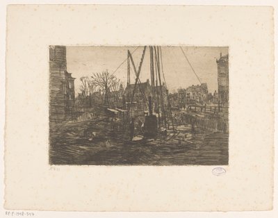 Trabalho de empilhamento na Raadhuisstraat em Amsterdã de George Hendrik Breitner