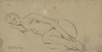 Mulher nua reclinada de George Hendrik Breitner
