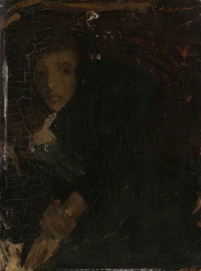 MCJ (Marie) Jordan (1866-1948), A Esposa do Artista de George Hendrik Breitner