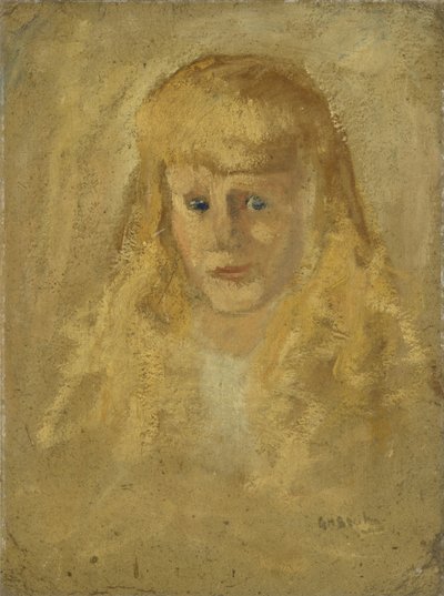 Marie Anne Henriette Breitner (geb.1882-06-14), a meia-irmã da pintora de George Hendrik Breitner