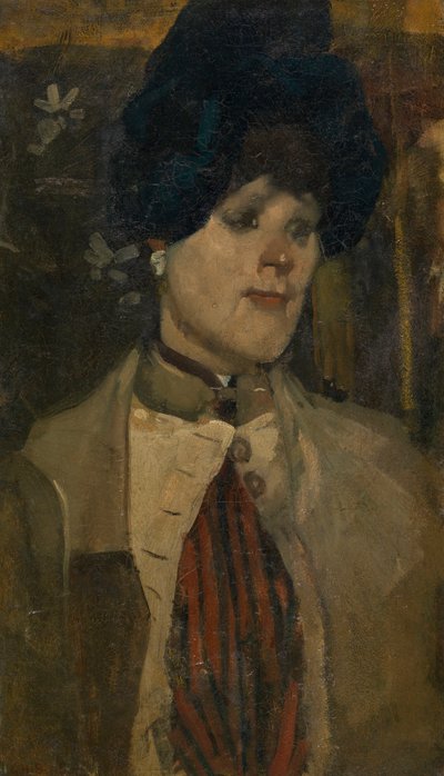 Retrato de uma cantora de variedades de George Hendrik Breitner