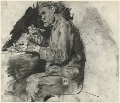 Soldado a comer de George Hendrik Breitner