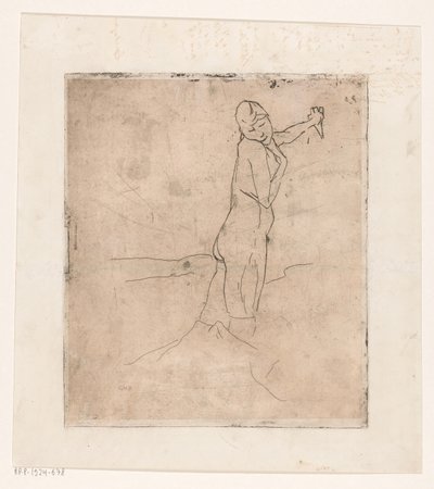 mulher nua em pé de George Hendrik Breitner