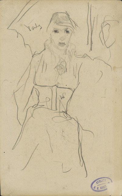 Mulher em pé de George Hendrik Breitner