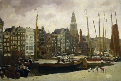 O Damrak, Amsterdão de George Hendrik Breitner