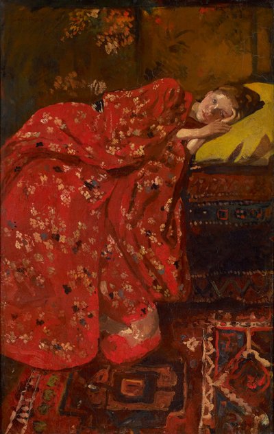 O quimono vermelho de George Hendrik Breitner