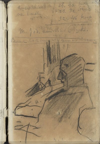 Dois homens sentados de George Hendrik Breitner