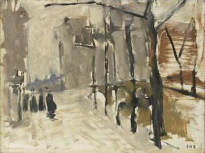 Vista em Haia (?) de George Hendrik Breitner