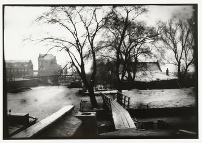 Vista de inverno sobre o Amstel em Amsterdã de George Hendrik Breitner
