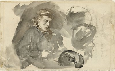 menino sentado de George Hendrik Breitner