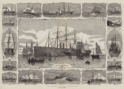 O progresso da navegação a vapor de George Henry Andrews