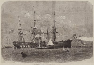Os Estados Unidos Steam-Corvette, Niagara de George Henry Andrews