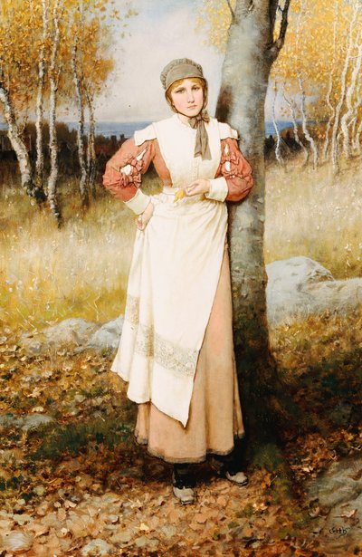 Uma Rosa na Nova Inglaterra de George Henry Boughton