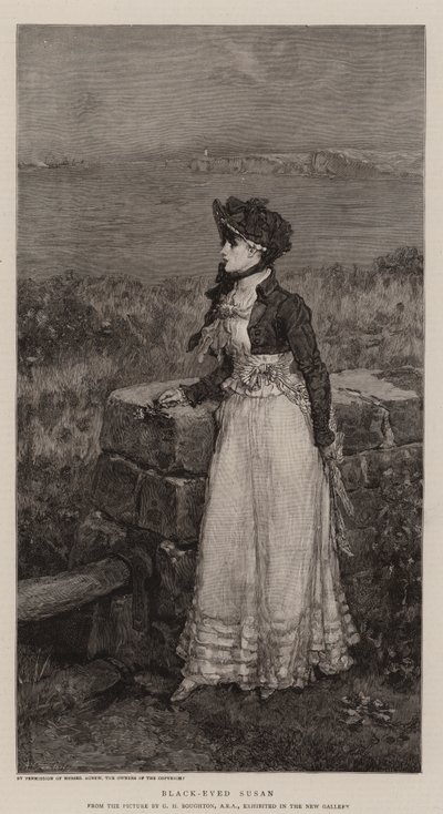 Susan de olhos pretos de George Henry Boughton