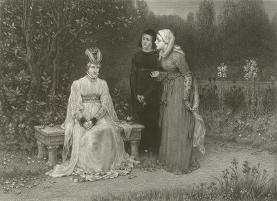 Rainha Isabella e suas damas de George Henry Boughton