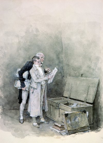 The Deed Chest de George Henry Boughton