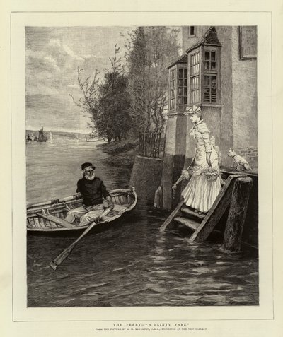A balsa, uma tarifa delicada de George Henry Boughton