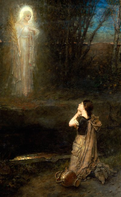 A visão no poço dos mártires de George Henry Boughton
