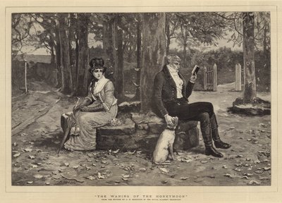 O minguante da lua de mel de George Henry Boughton