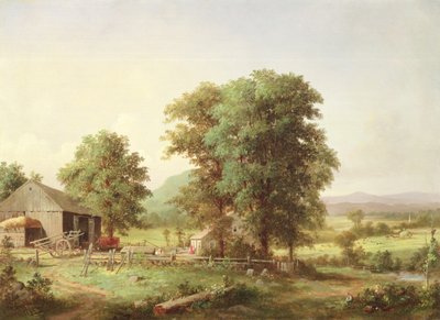 Paisagem de verão, 1862 de George Henry Durrie