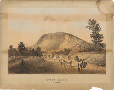 West Rock, New Haven de George Henry Durrie