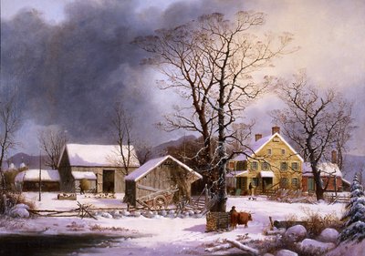 Inverno no País, 1862 de George Henry Durrie